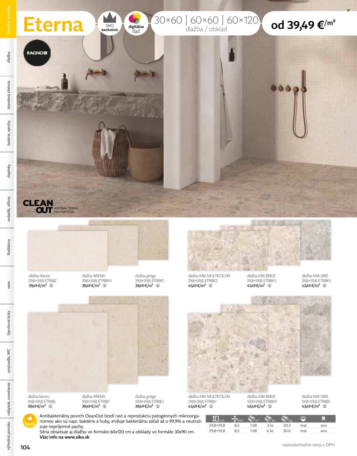 SIKO leták - Kúpeľne 2025/2026 (2025-09-07) | 104