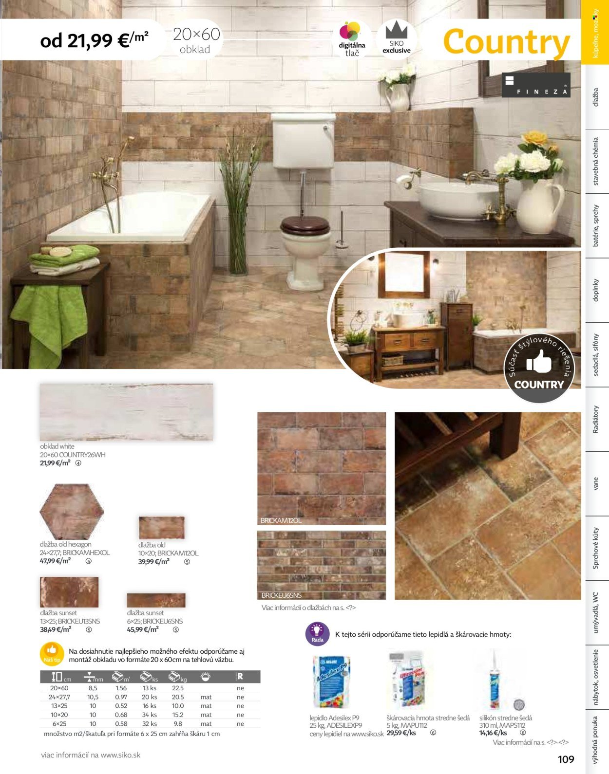 SIKO leták - Kúpeľne 2025/2026 (2025-09-07) | 109