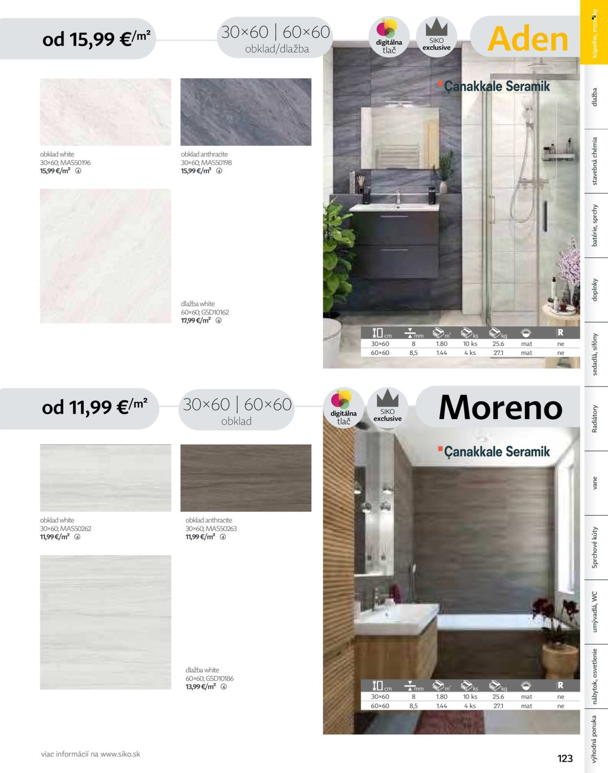SIKO leták - Kúpeľne 2025/2026 (2025-09-07) | 123