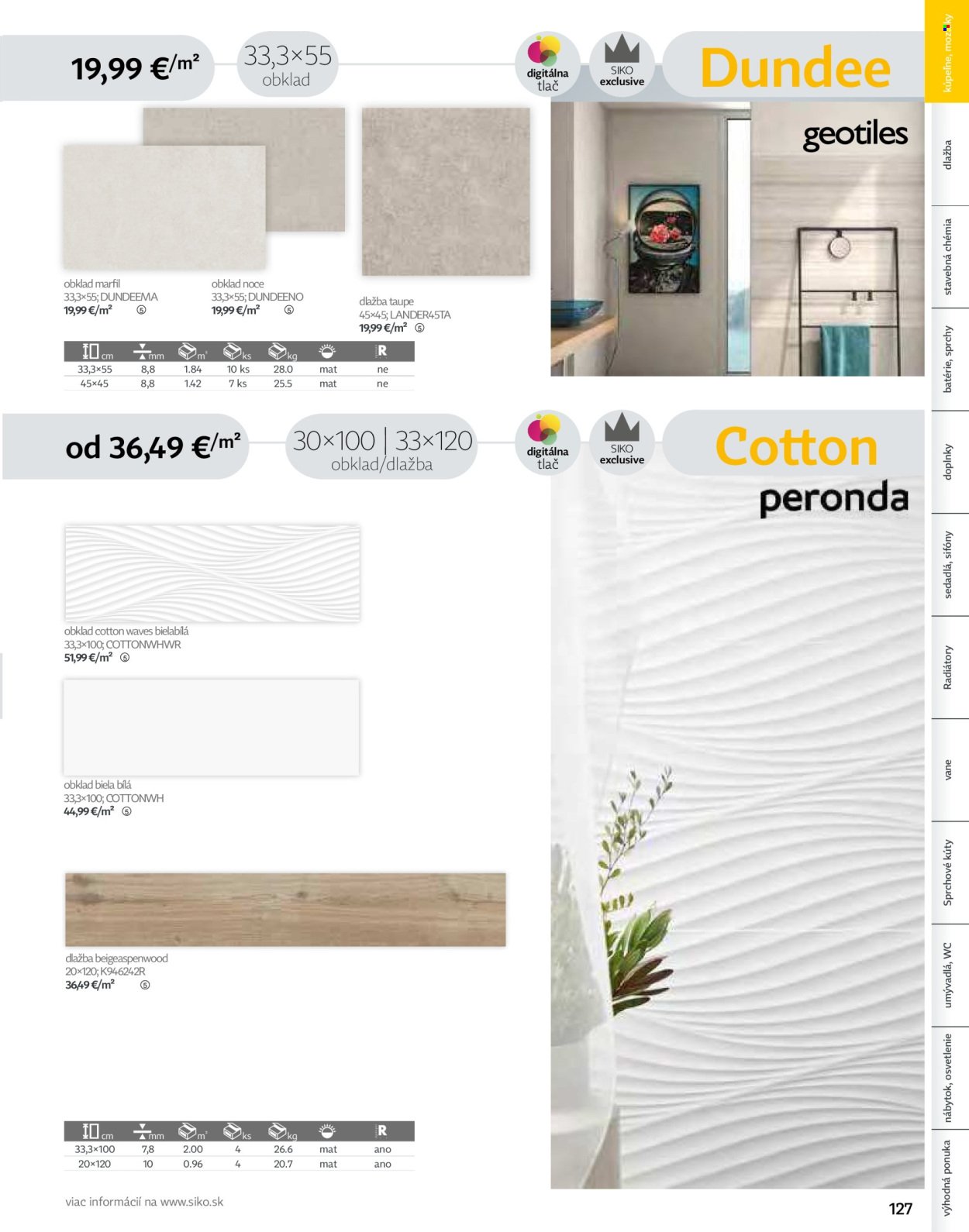 SIKO leták - Kúpeľne 2025/2026 (2025-09-07) | 127