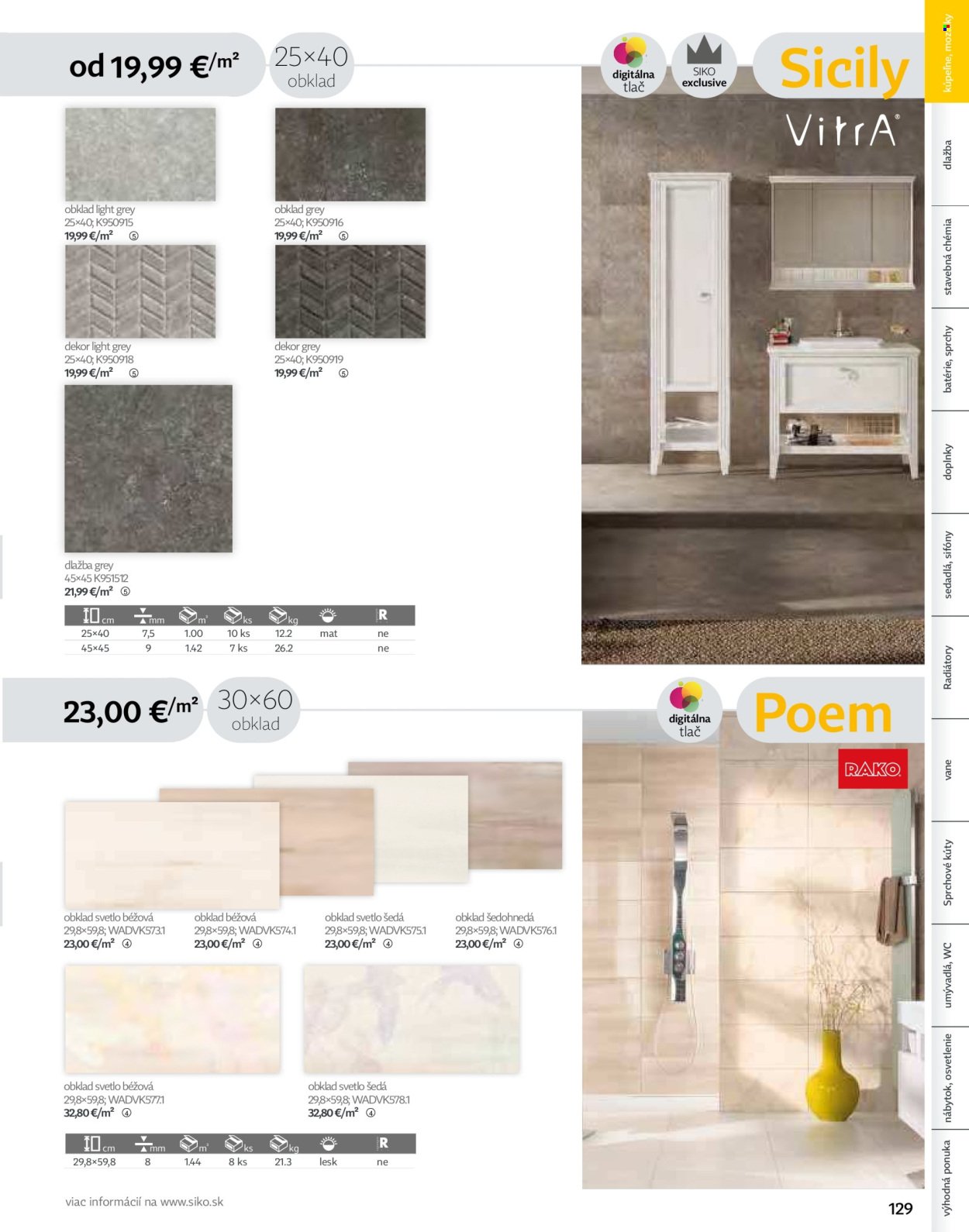 SIKO leták - Kúpeľne 2025/2026 (2025-09-07) | 129