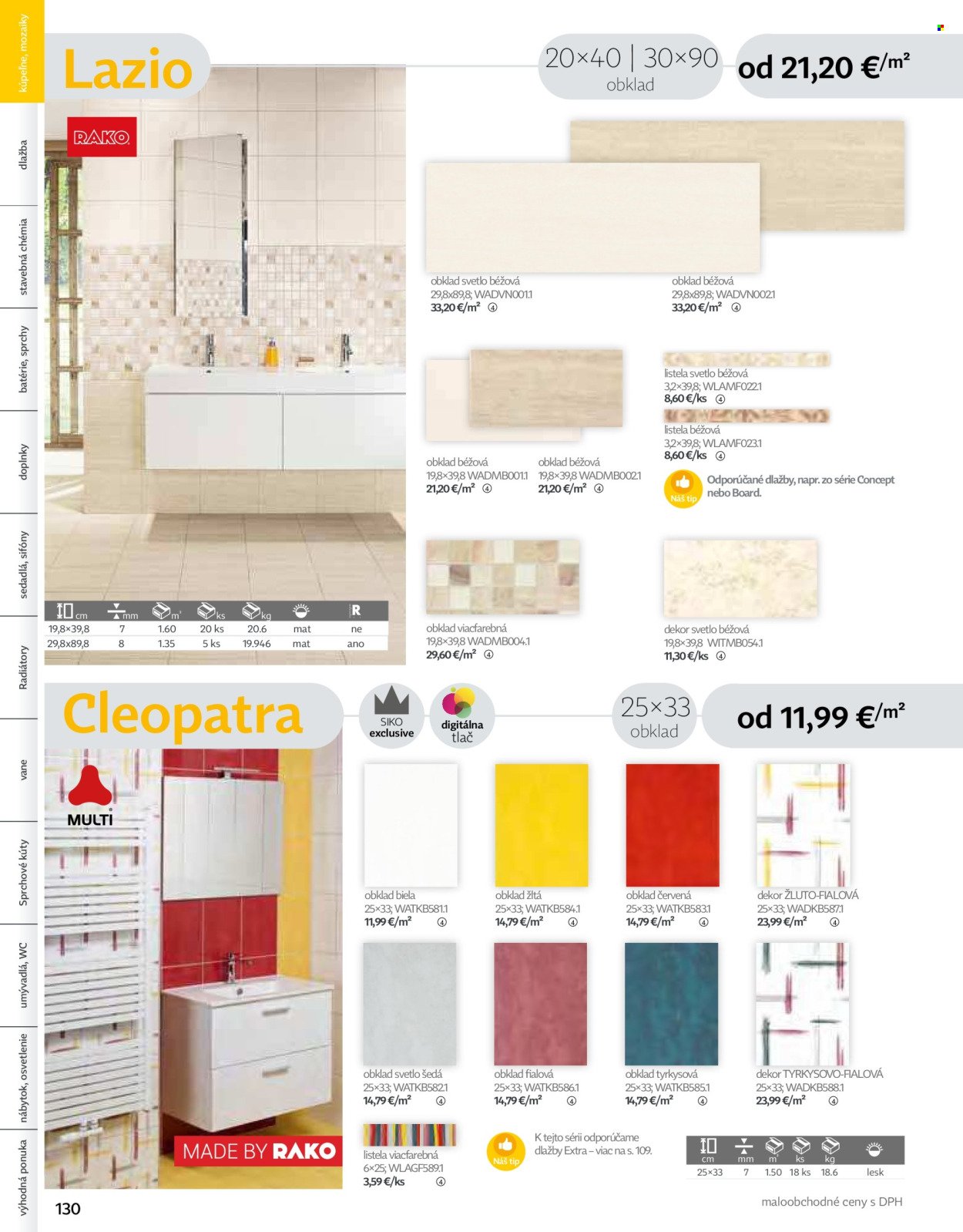 SIKO leták - Kúpeľne 2025/2026 (2025-09-07) | 130