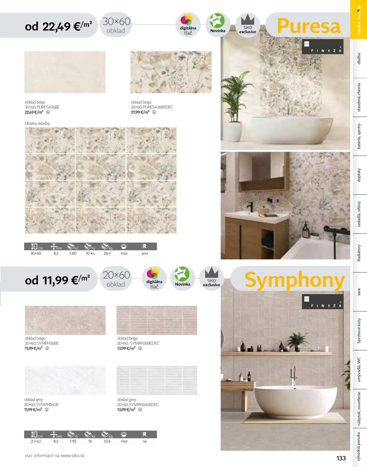 SIKO leták - Kúpeľne 2025/2026 (2025-09-07) | 133