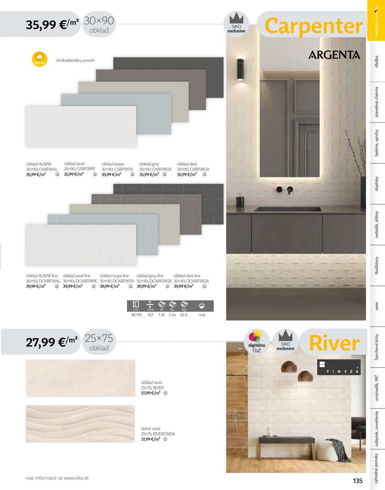 SIKO leták - Kúpeľne 2025/2026 (2025-09-07) | 135