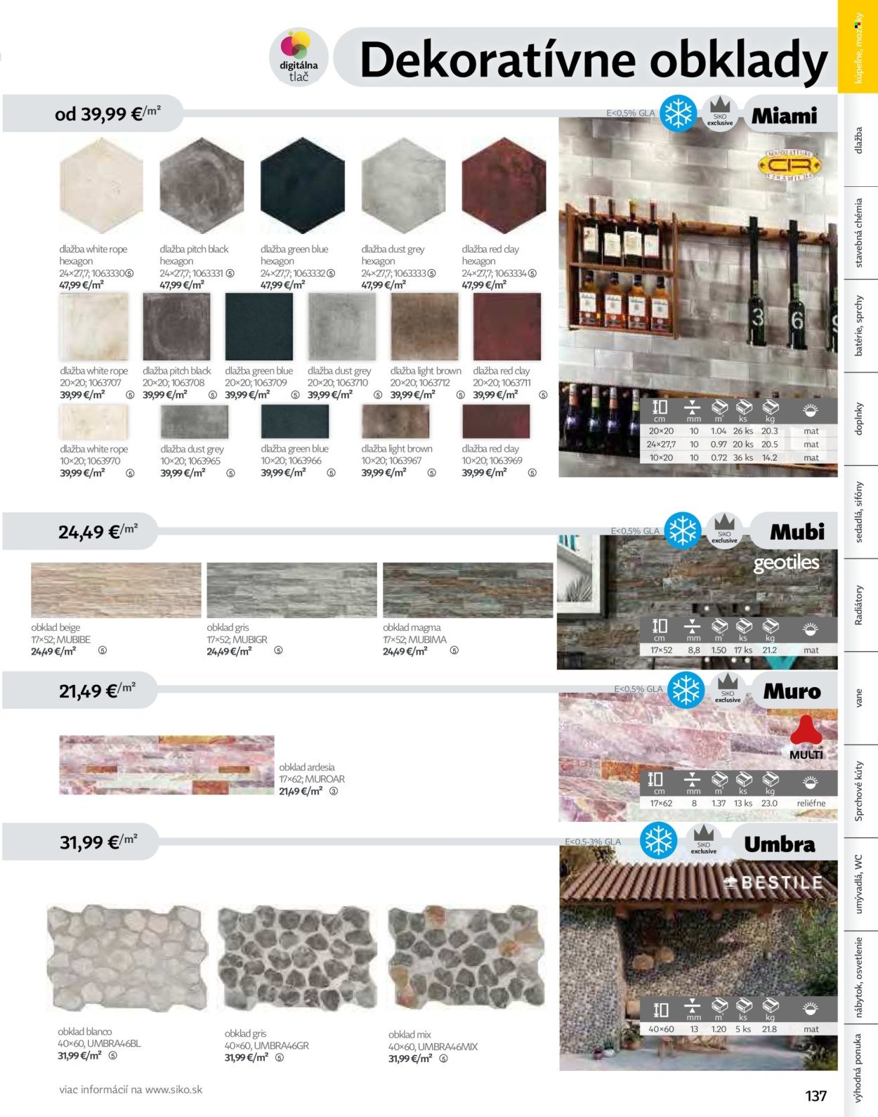 SIKO leták - Kúpeľne 2025/2026 (2025-09-07) | 137