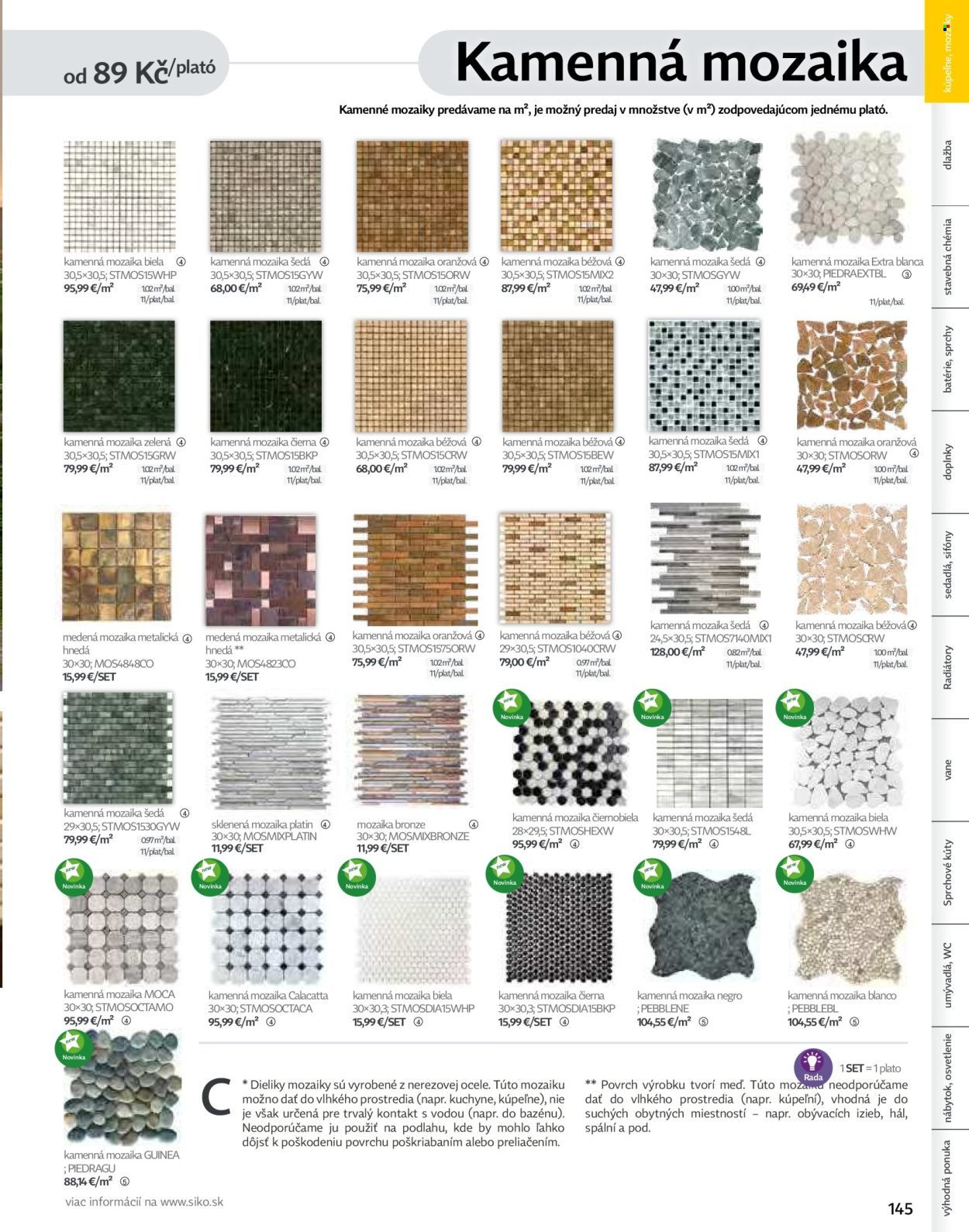 SIKO leták - Kúpeľne 2025/2026 (2025-09-07) | 145