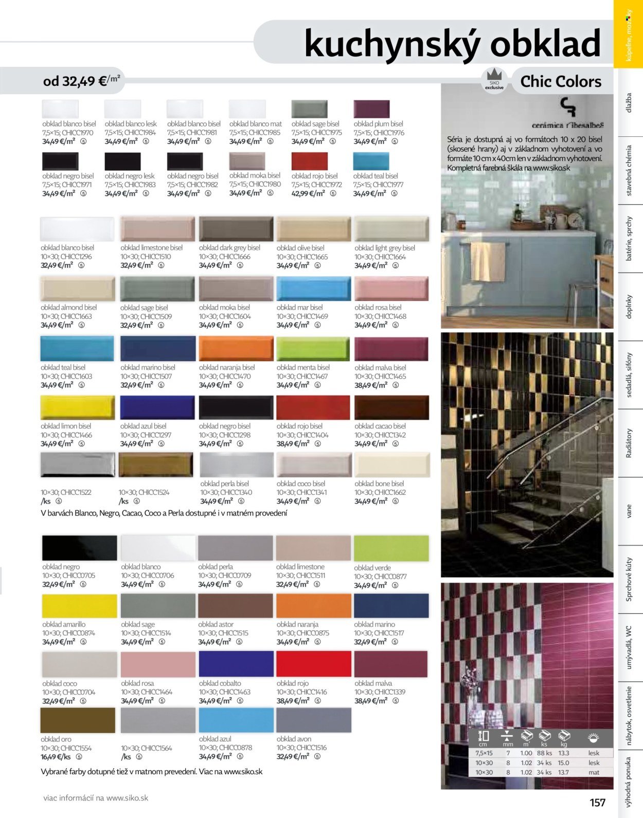 SIKO leták - Kúpeľne 2025/2026 (2025-09-07) | 157