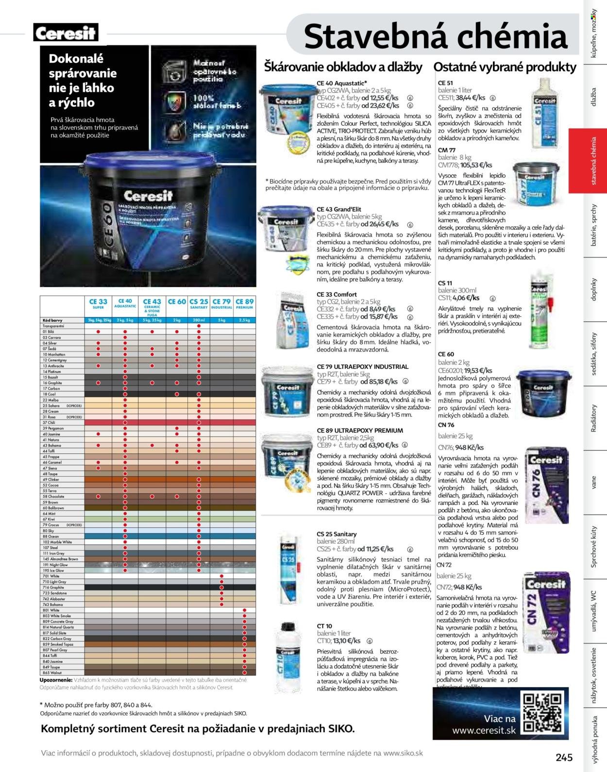 SIKO leták - Kúpeľne 2025/2026 (2025-09-07) | 245