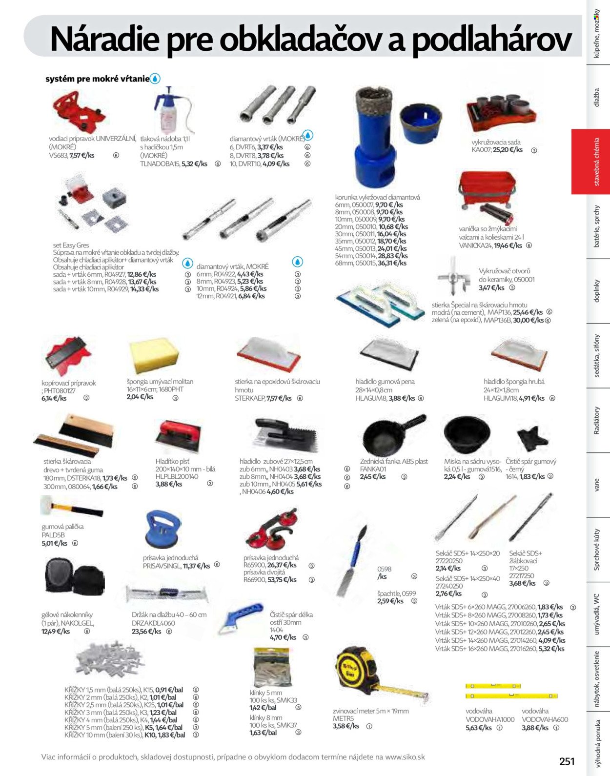 SIKO leták - Kúpeľne 2025/2026 (2025-09-07) | 251