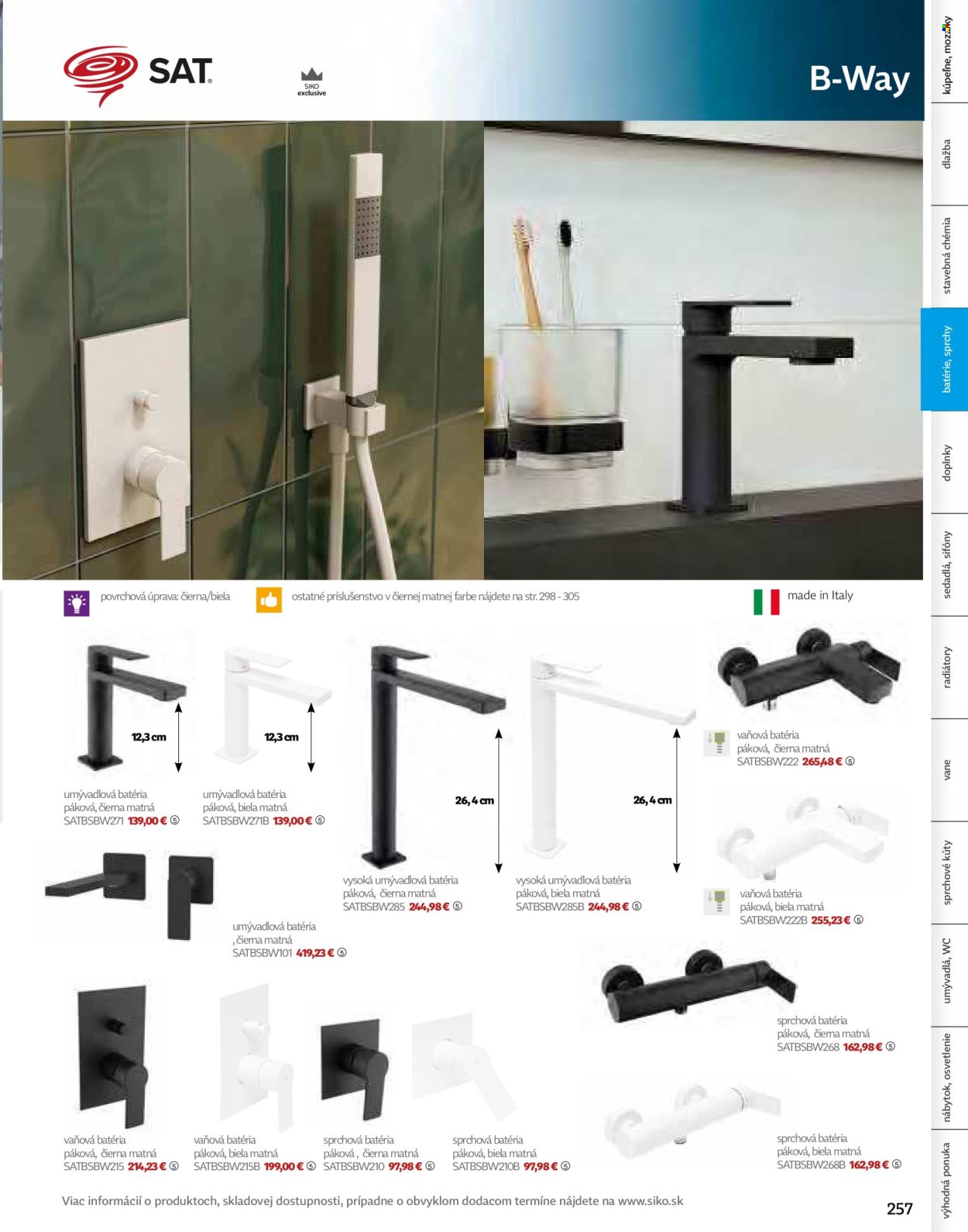 SIKO leták - Kúpeľne 2025/2026 (2025-09-07) | 257