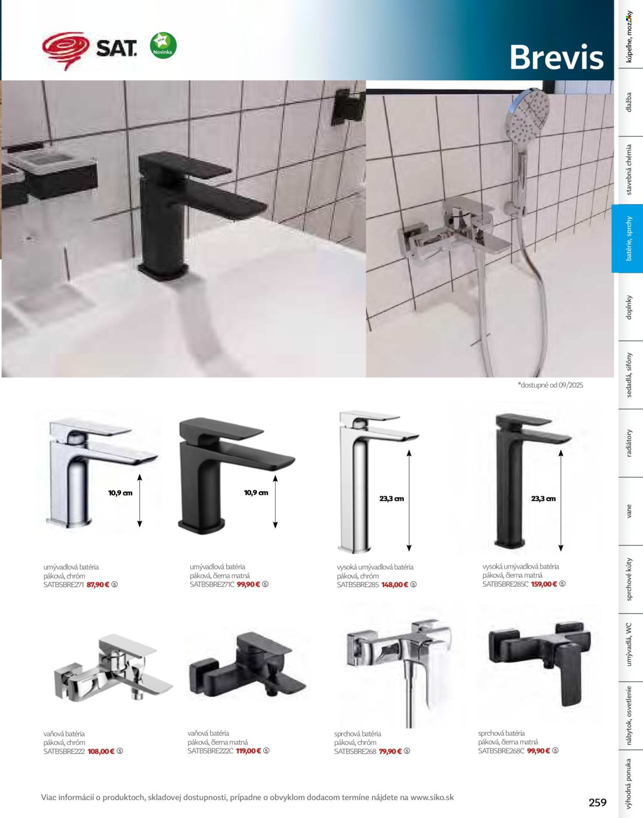 SIKO leták - Kúpeľne 2025/2026 (2025-09-07) | 259