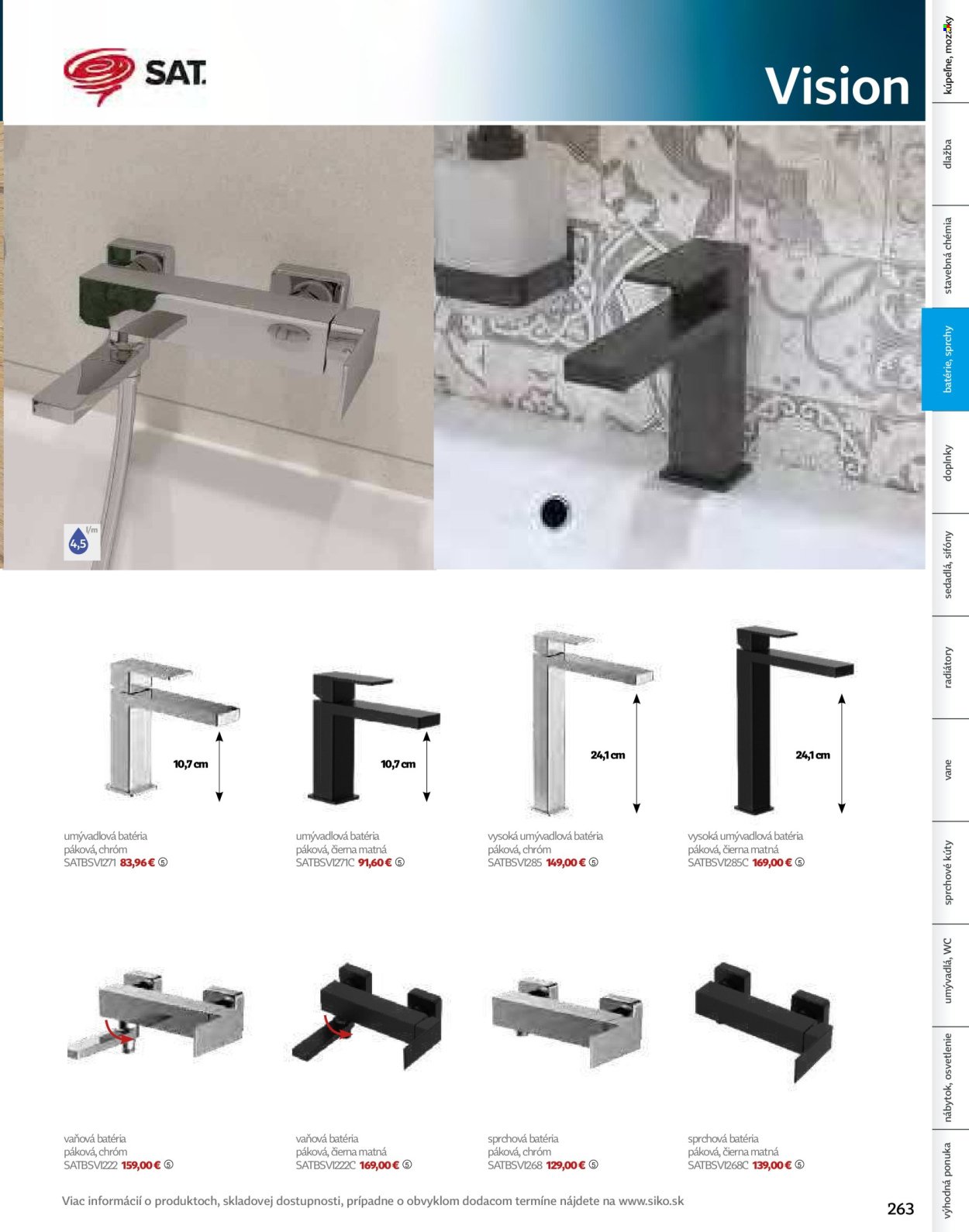 SIKO leták - Kúpeľne 2025/2026 (2025-09-07) | 263