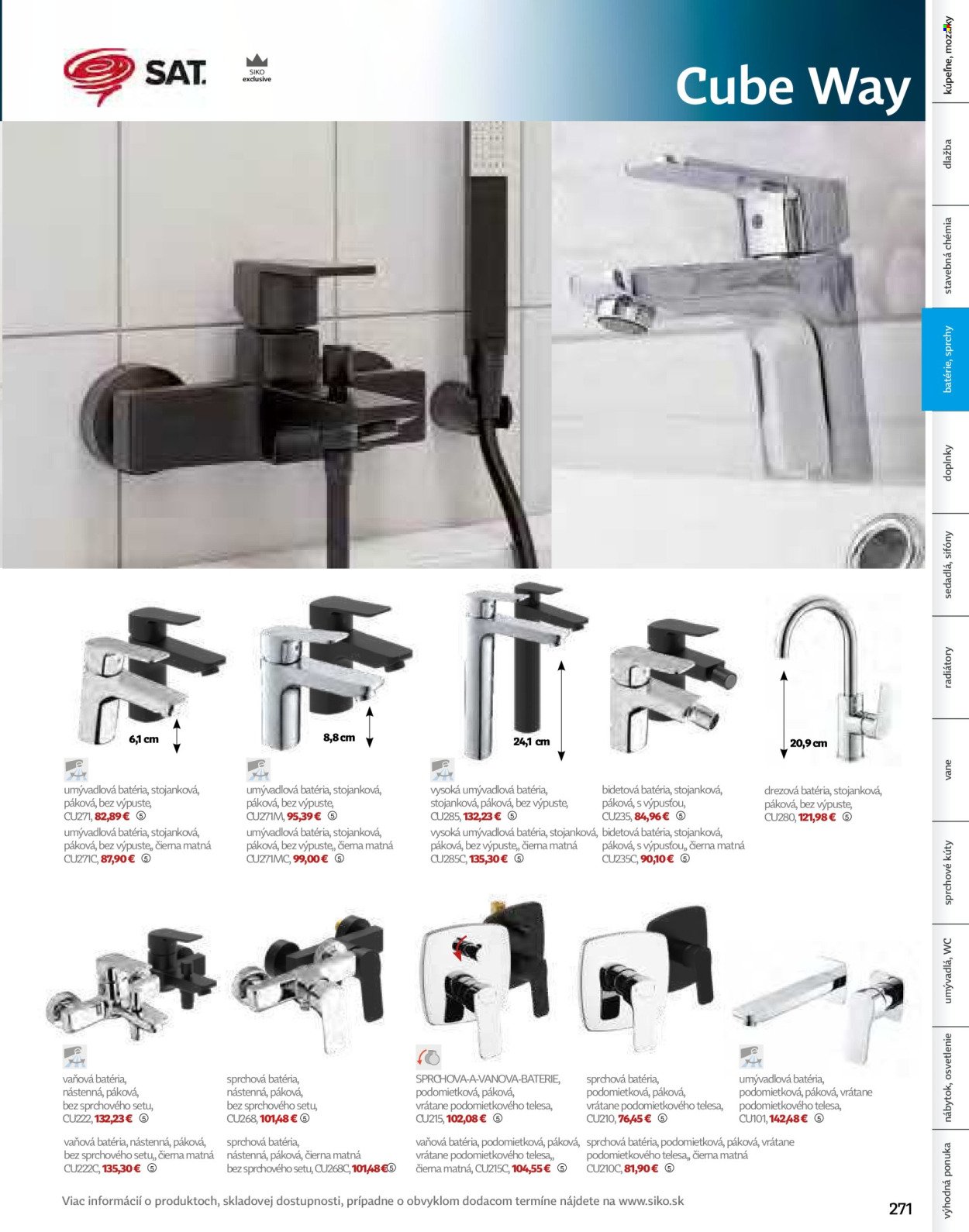 SIKO leták - Kúpeľne 2025/2026 (2025-09-07) | 271