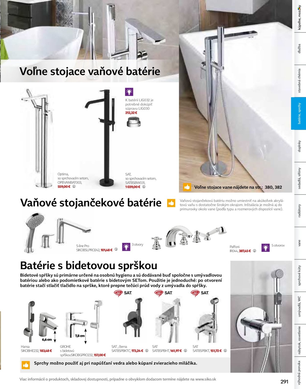 SIKO leták - Kúpeľne 2025/2026 (2025-09-07) | 291