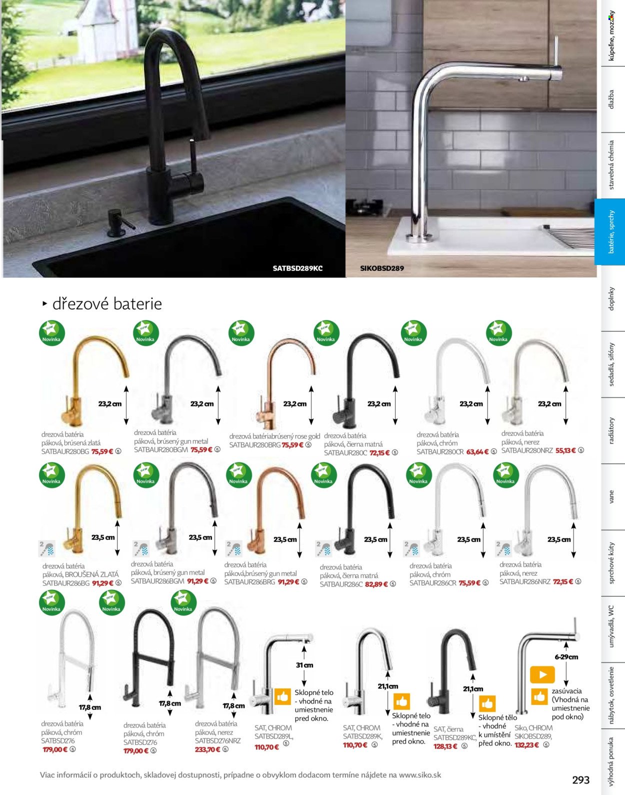 SIKO leták - Kúpeľne 2025/2026 (2025-09-07) | 293