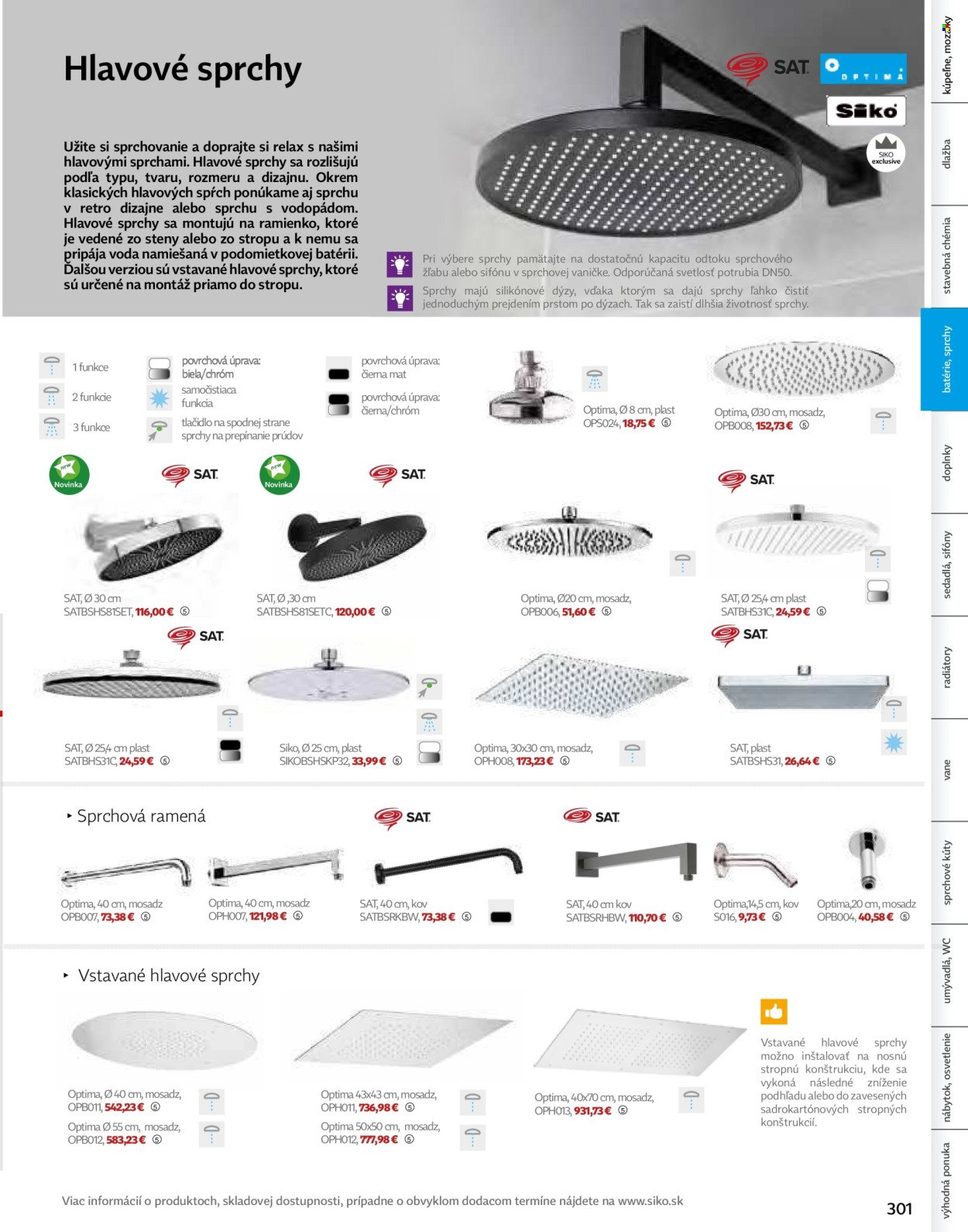 SIKO leták - Kúpeľne 2025/2026 (2025-09-07) | 301
