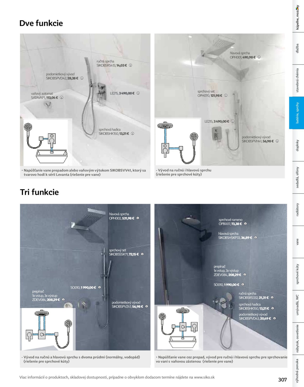 SIKO leták - Kúpeľne 2025/2026 (2025-09-07) | 307