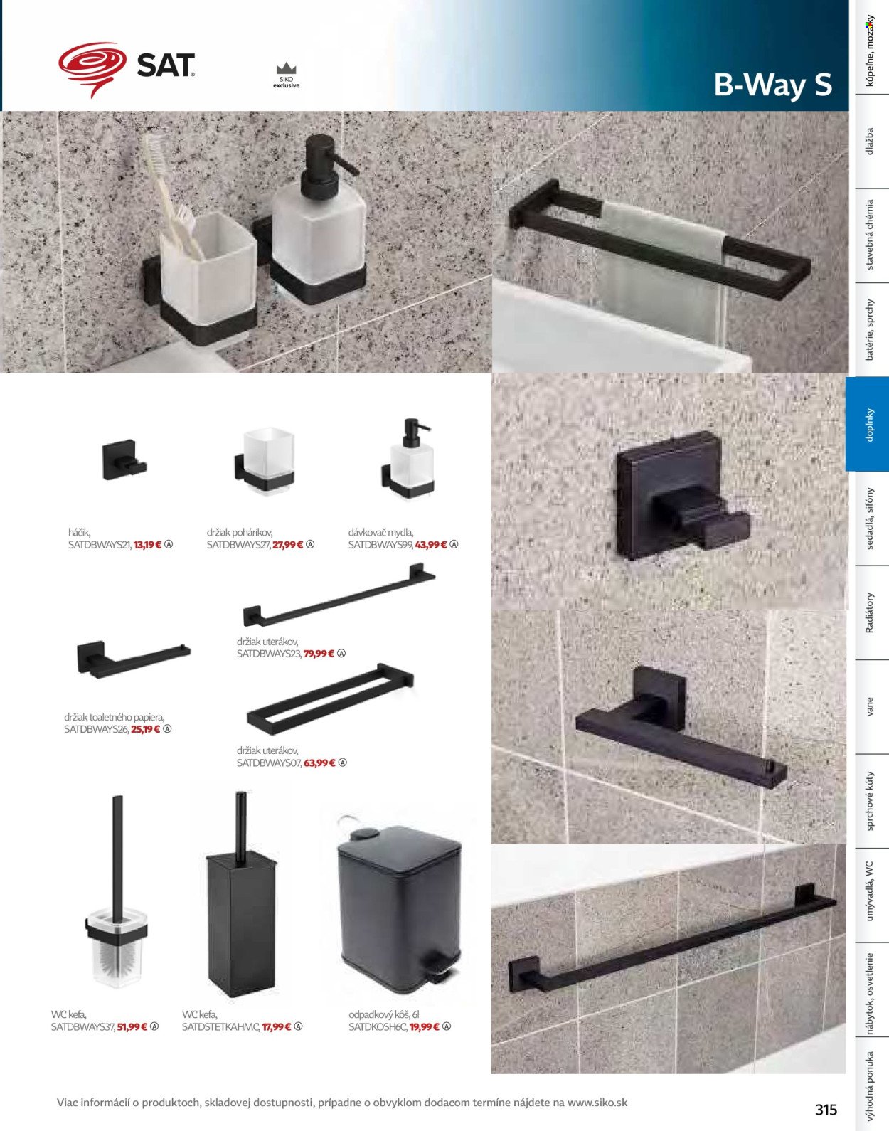 SIKO leták - Kúpeľne 2025/2026 (2025-09-07) | 315