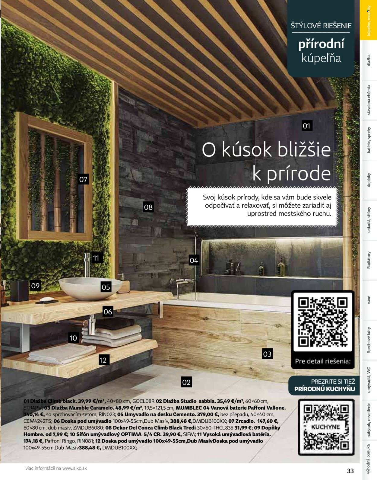 SIKO leták - Kúpeľne 2025/2026 (2025-09-07) | 33