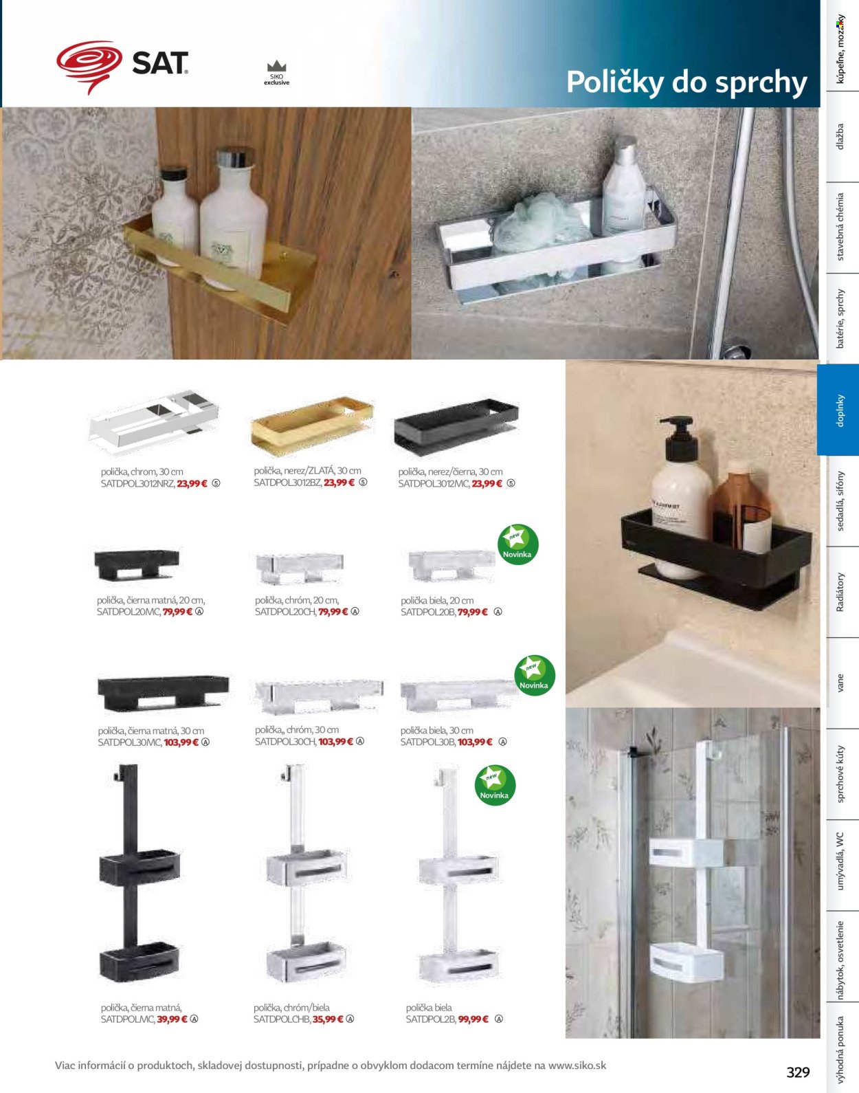 SIKO leták - Kúpeľne 2025/2026 (2025-09-07) | 329