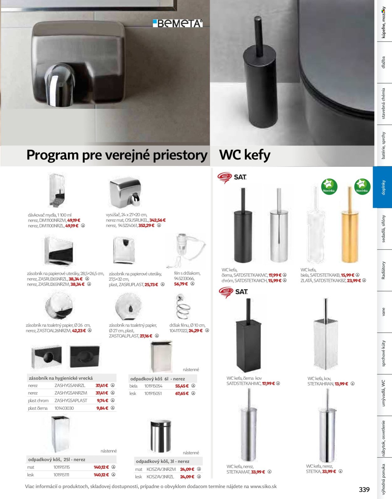 SIKO leták - Kúpeľne 2025/2026 (2025-09-07) | 339