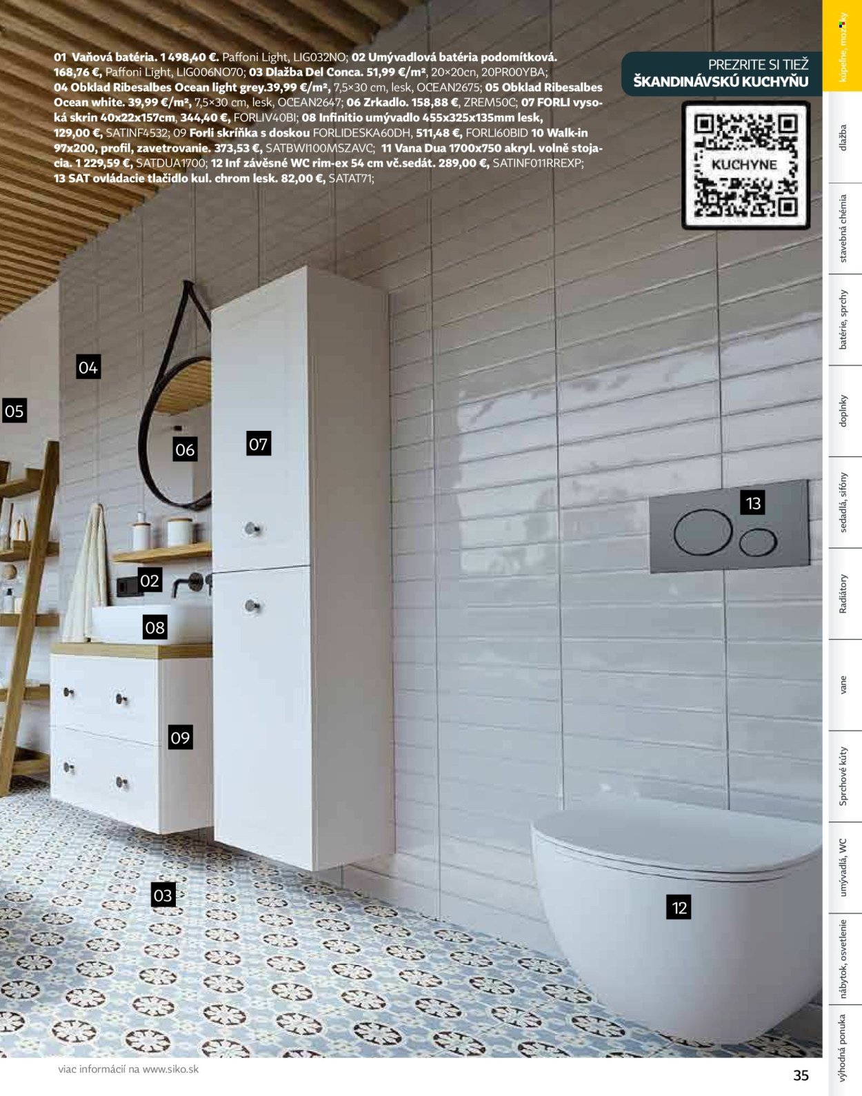 SIKO leták - Kúpeľne 2025/2026 (2025-09-07) | 35