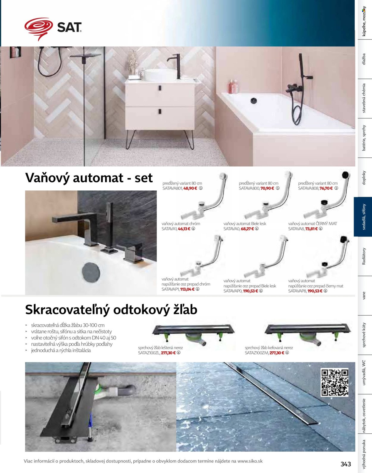 SIKO leták - Kúpeľne 2025/2026 (2025-09-07) | 343