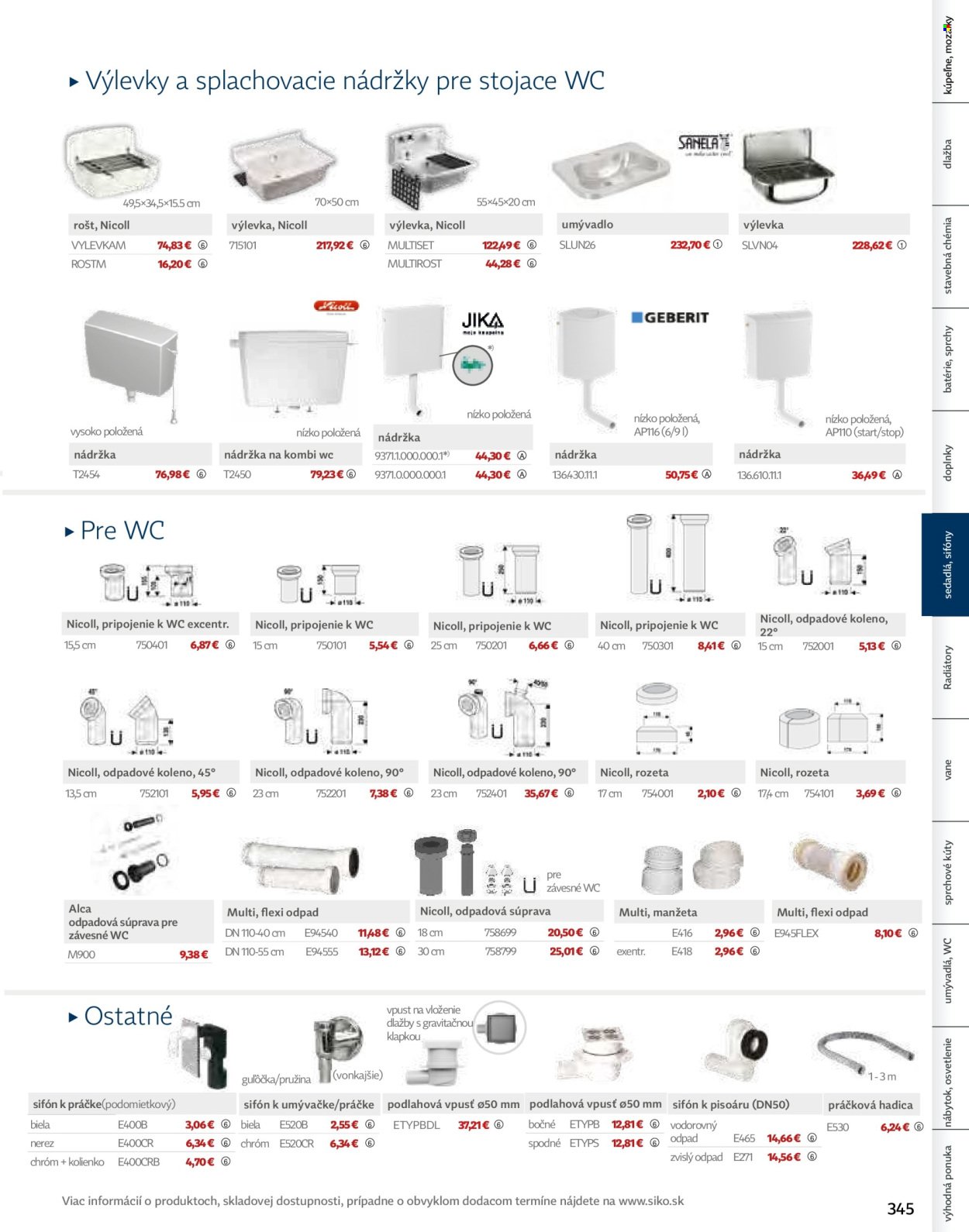 SIKO leták - Kúpeľne 2025/2026 (2025-09-07) | 345
