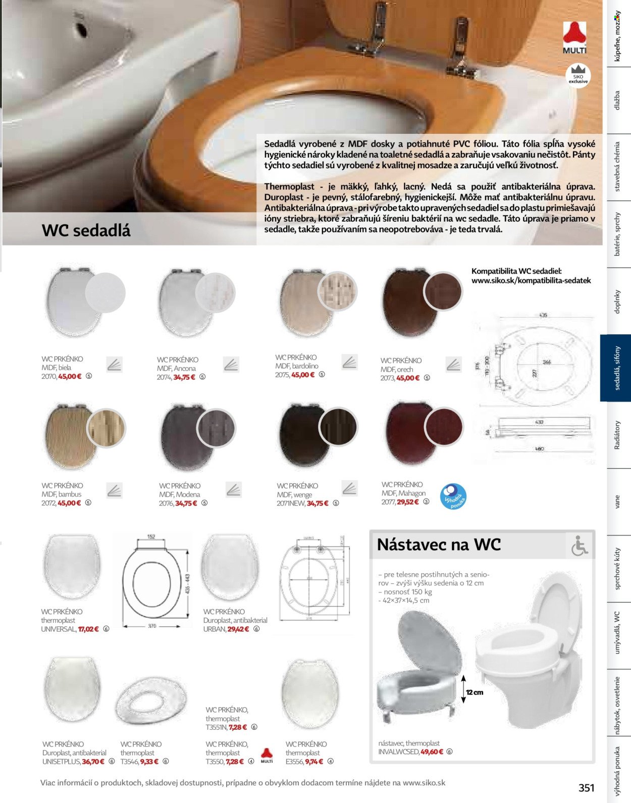 SIKO leták - Kúpeľne 2025/2026 (2025-09-07) | 351