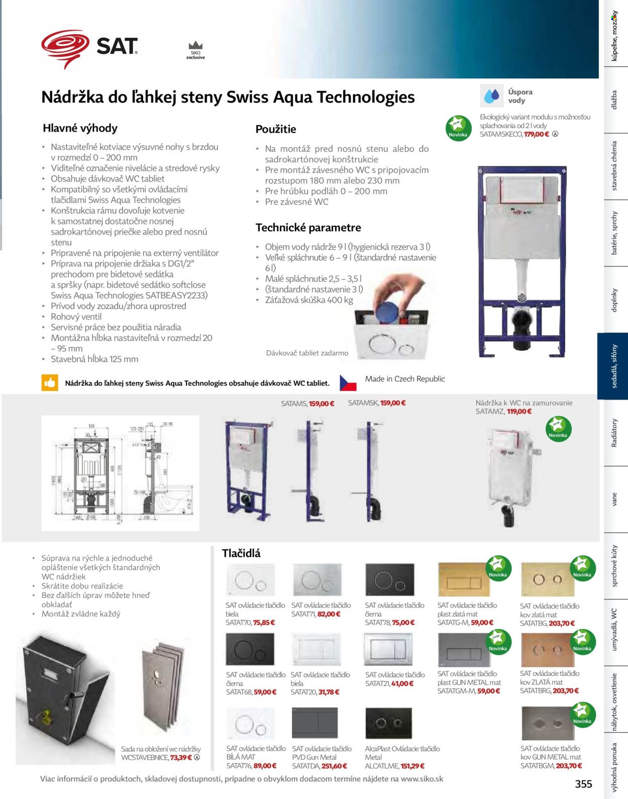 SIKO leták - Kúpeľne 2025/2026 (2025-09-07) | 355