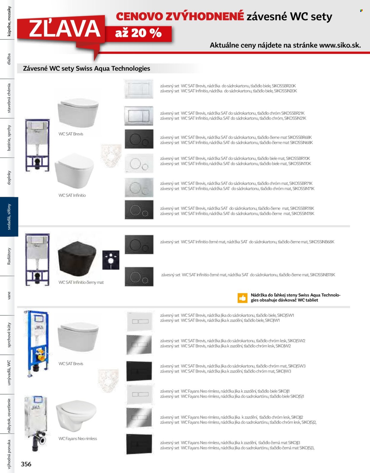 SIKO leták - Kúpeľne 2025/2026 (2025-09-07) | 356