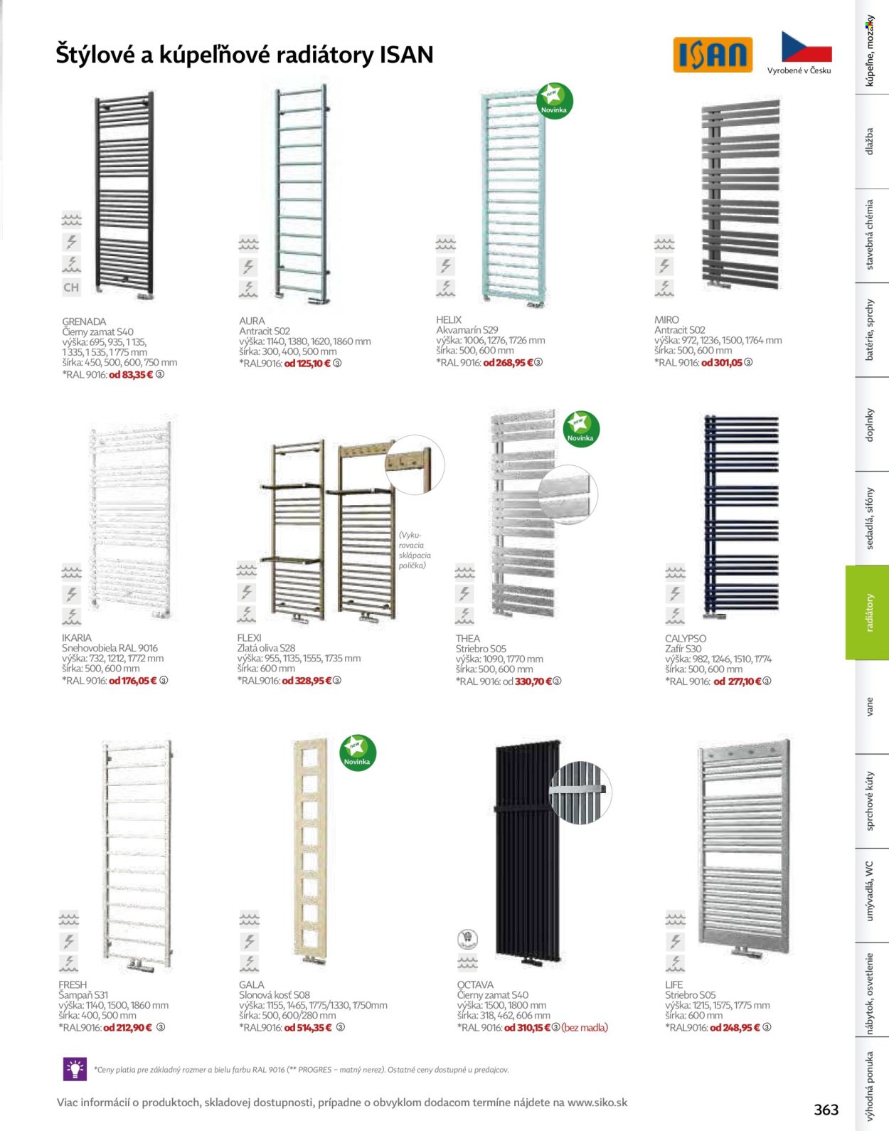 SIKO leták - Kúpeľne 2025/2026 (2025-09-07) | 363