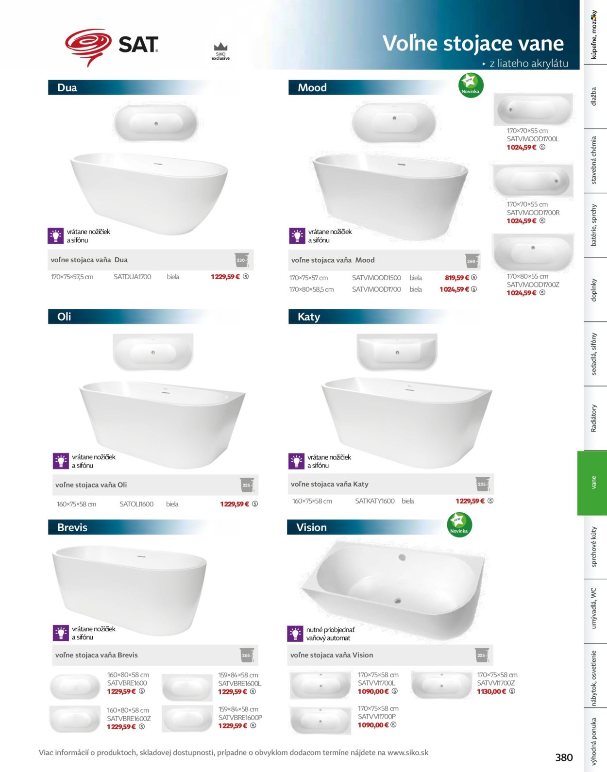 SIKO leták - Kúpeľne 2025/2026 (2025-09-07) | 381