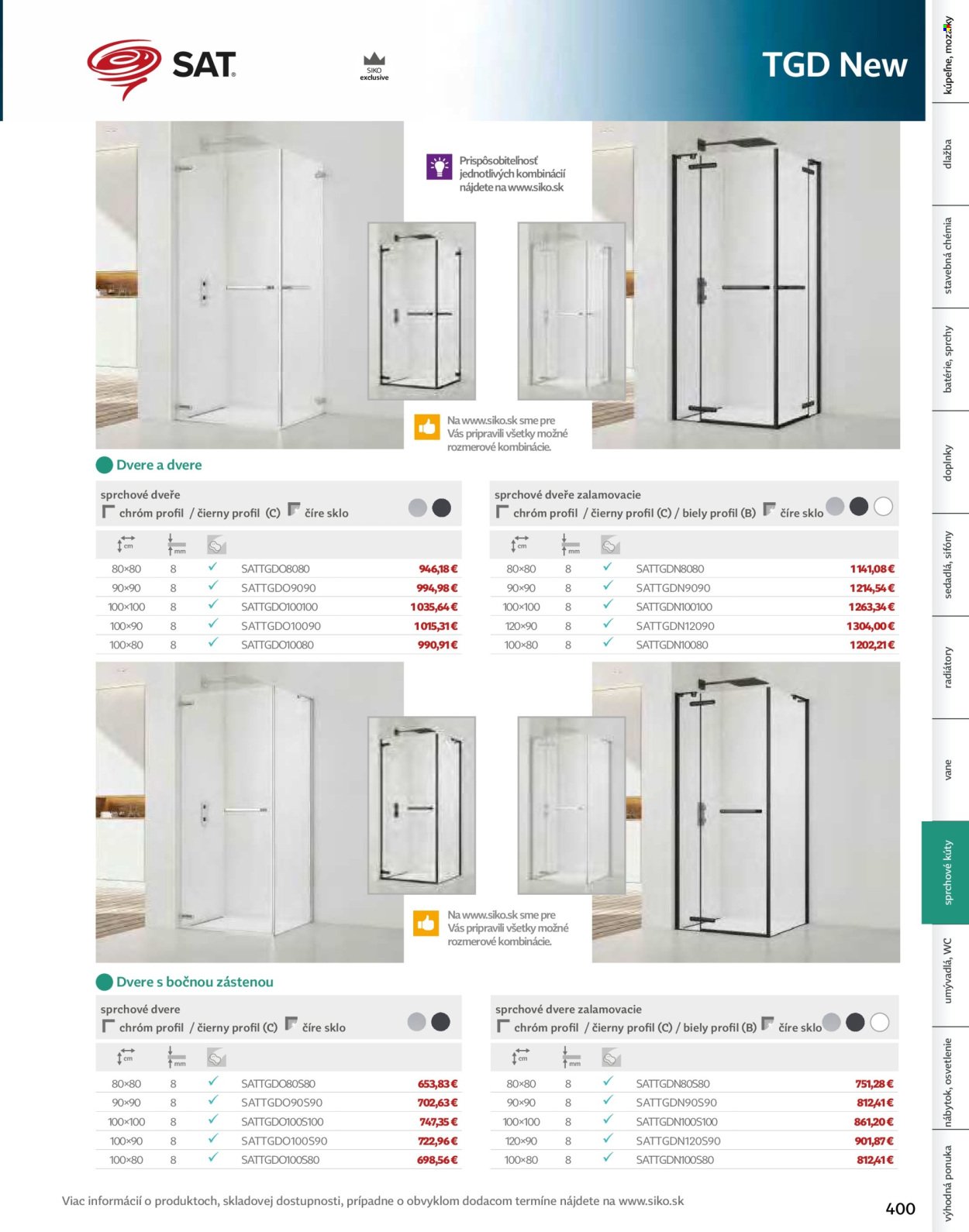 SIKO leták - Kúpeľne 2025/2026 (2025-09-07) | 401