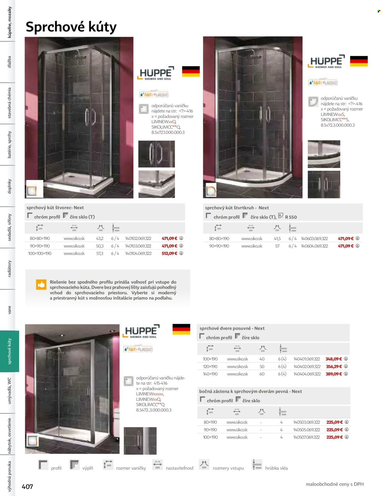 SIKO leták - Kúpeľne 2025/2026 (2025-09-07) | 408