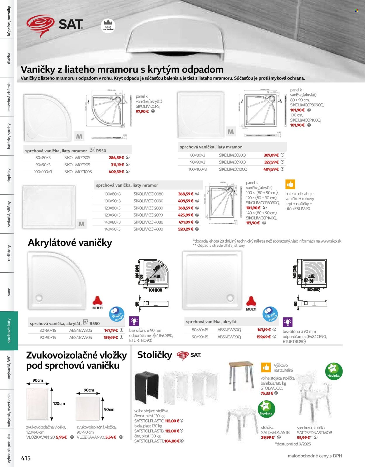 SIKO leták - Kúpeľne 2025/2026 (2025-09-07) | 416