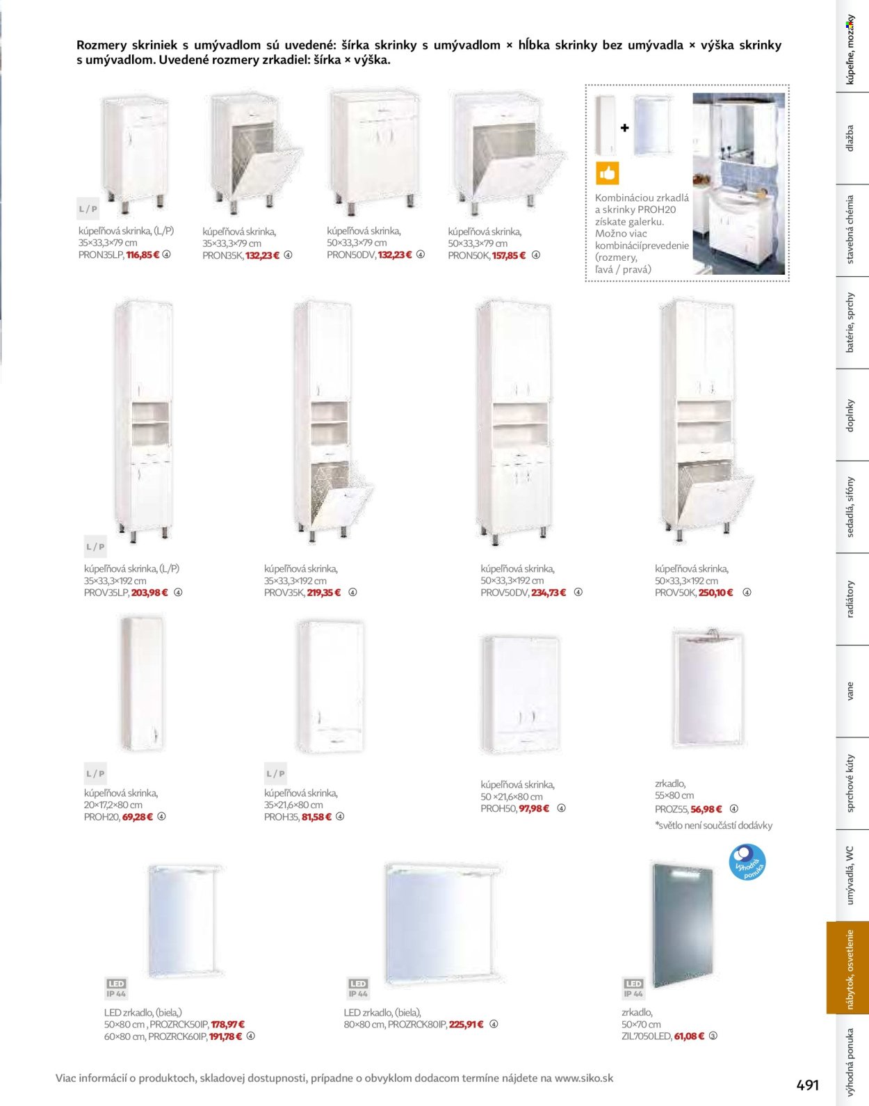 SIKO leták - Kúpeľne 2025/2026 (2025-09-07) | 491