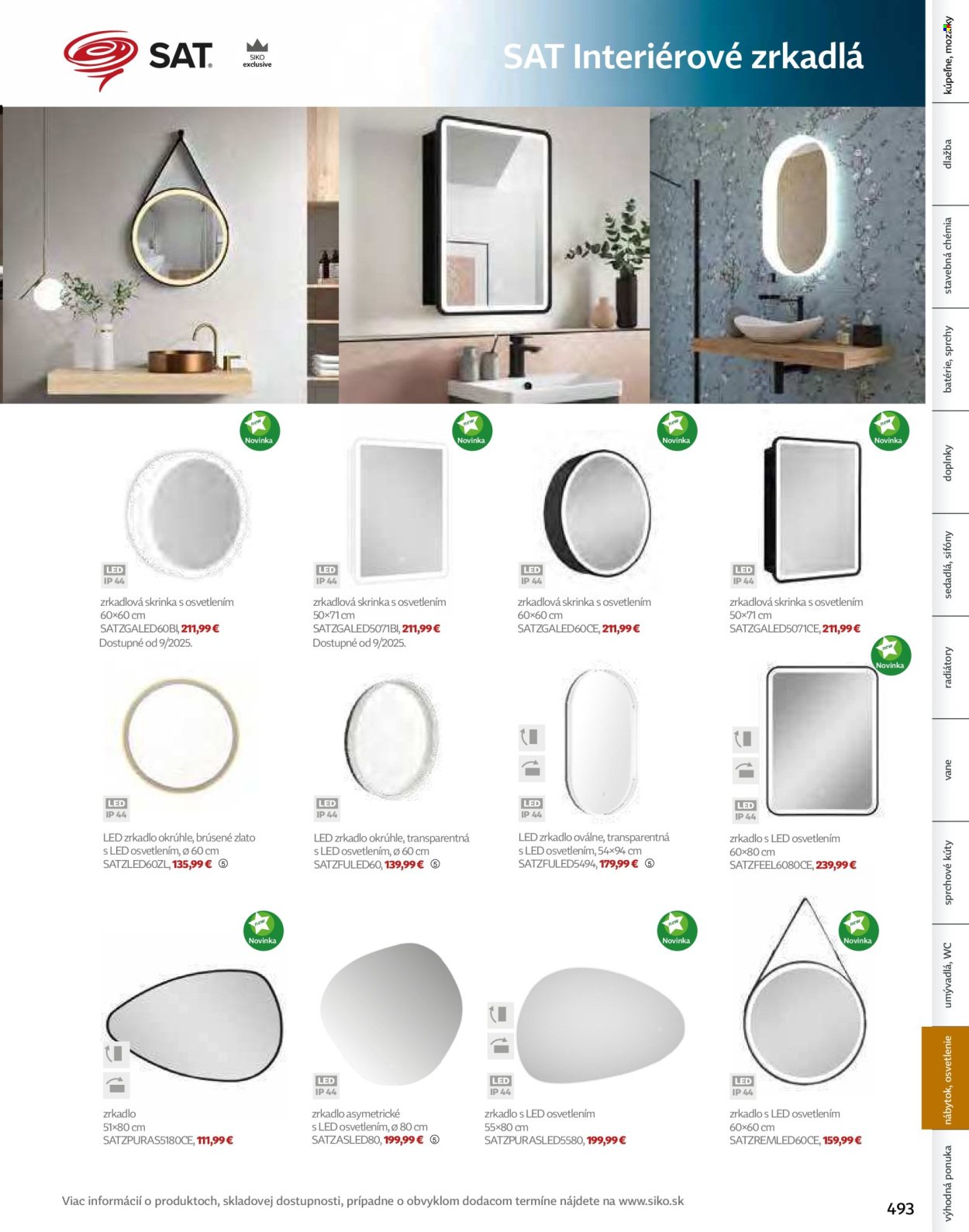SIKO leták - Kúpeľne 2025/2026 (2025-09-07) | 493