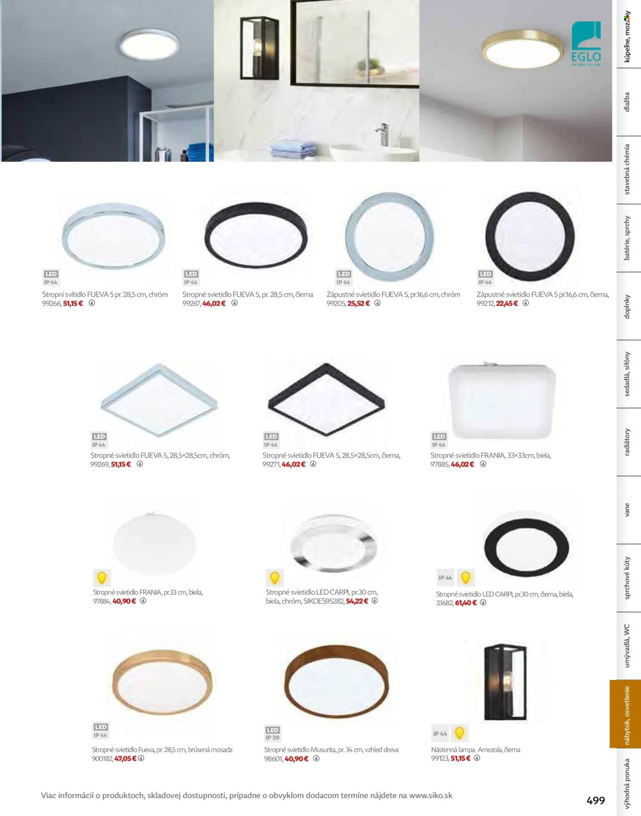 SIKO leták - Kúpeľne 2025/2026 (2025-09-07) | 499