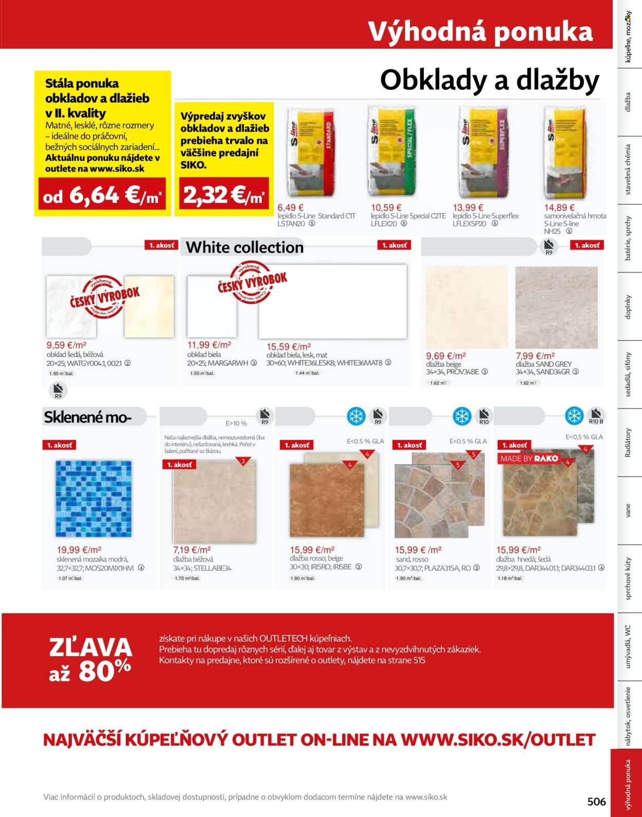 SIKO leták - Kúpeľne 2025/2026 (2025-09-07) | 507