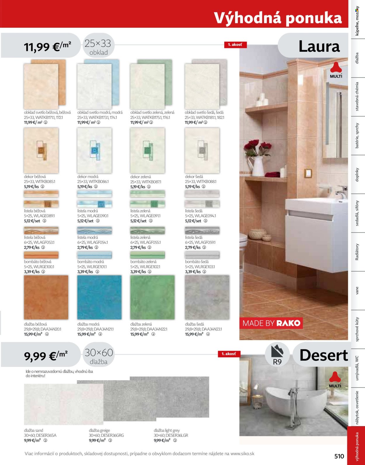 SIKO leták - Kúpeľne 2025/2026 (2025-09-07) | 511