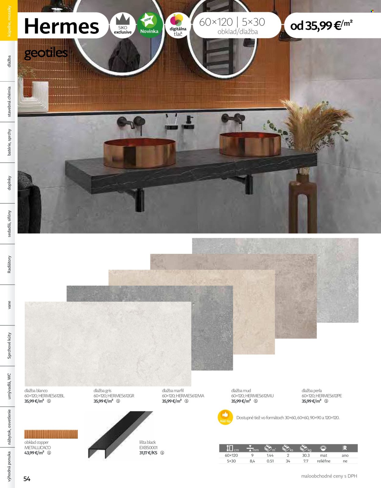 SIKO leták - Kúpeľne 2025/2026 (2025-09-07) | 54