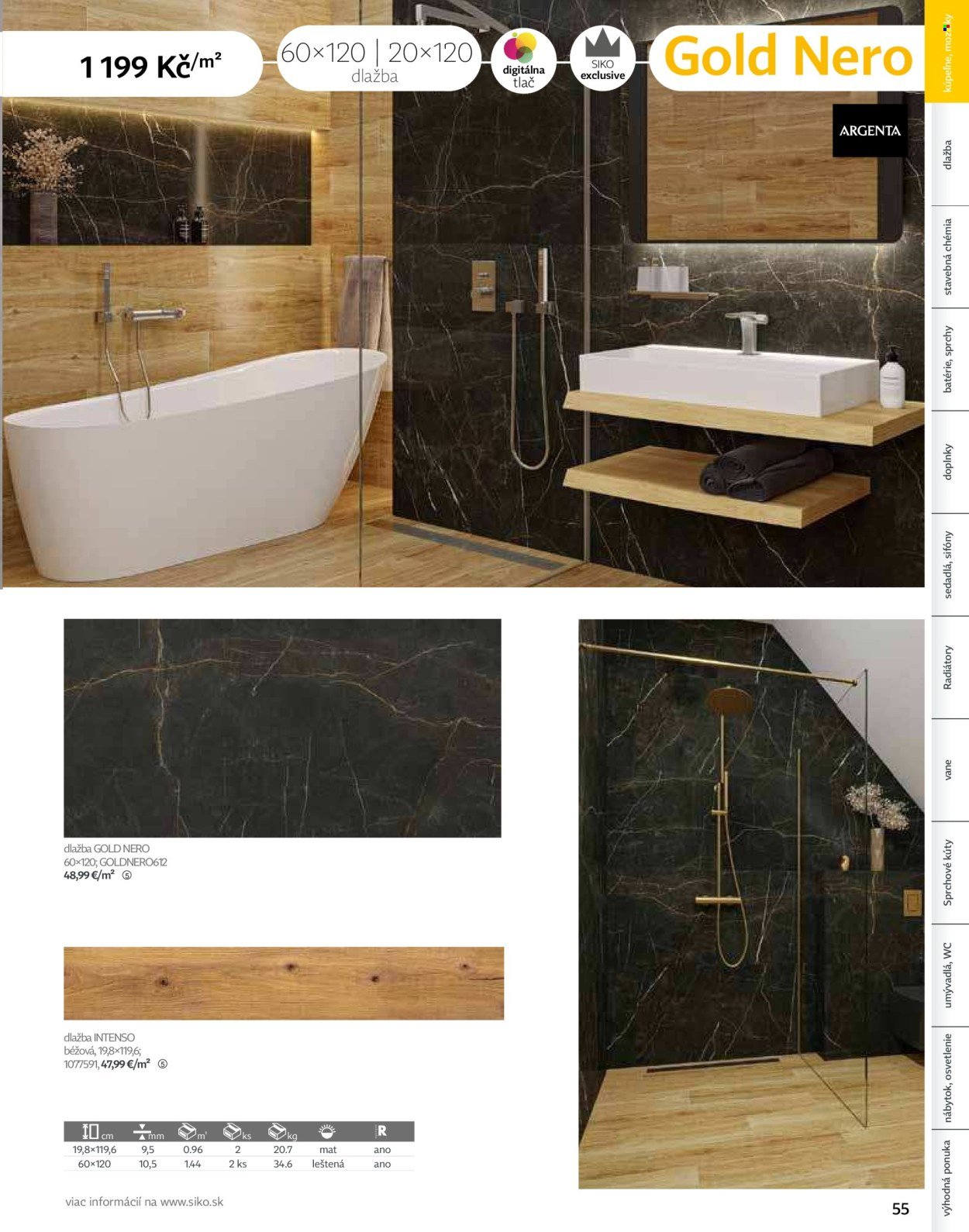 SIKO leták - Kúpeľne 2025/2026 (2025-09-07) | 55