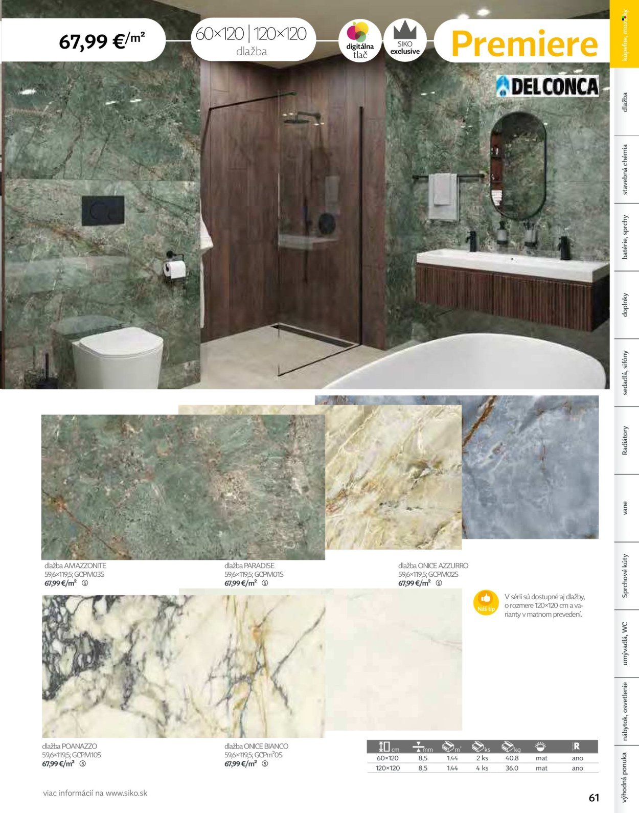 SIKO leták - Kúpeľne 2025/2026 (2025-09-07) | 61