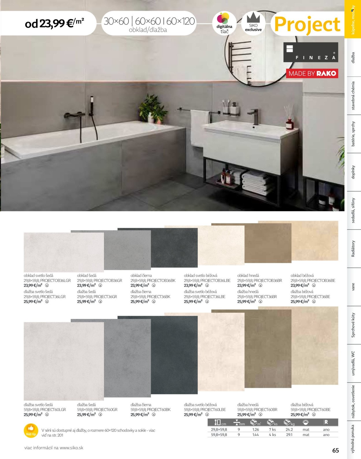 SIKO leták - Kúpeľne 2025/2026 (2025-09-07) | 65