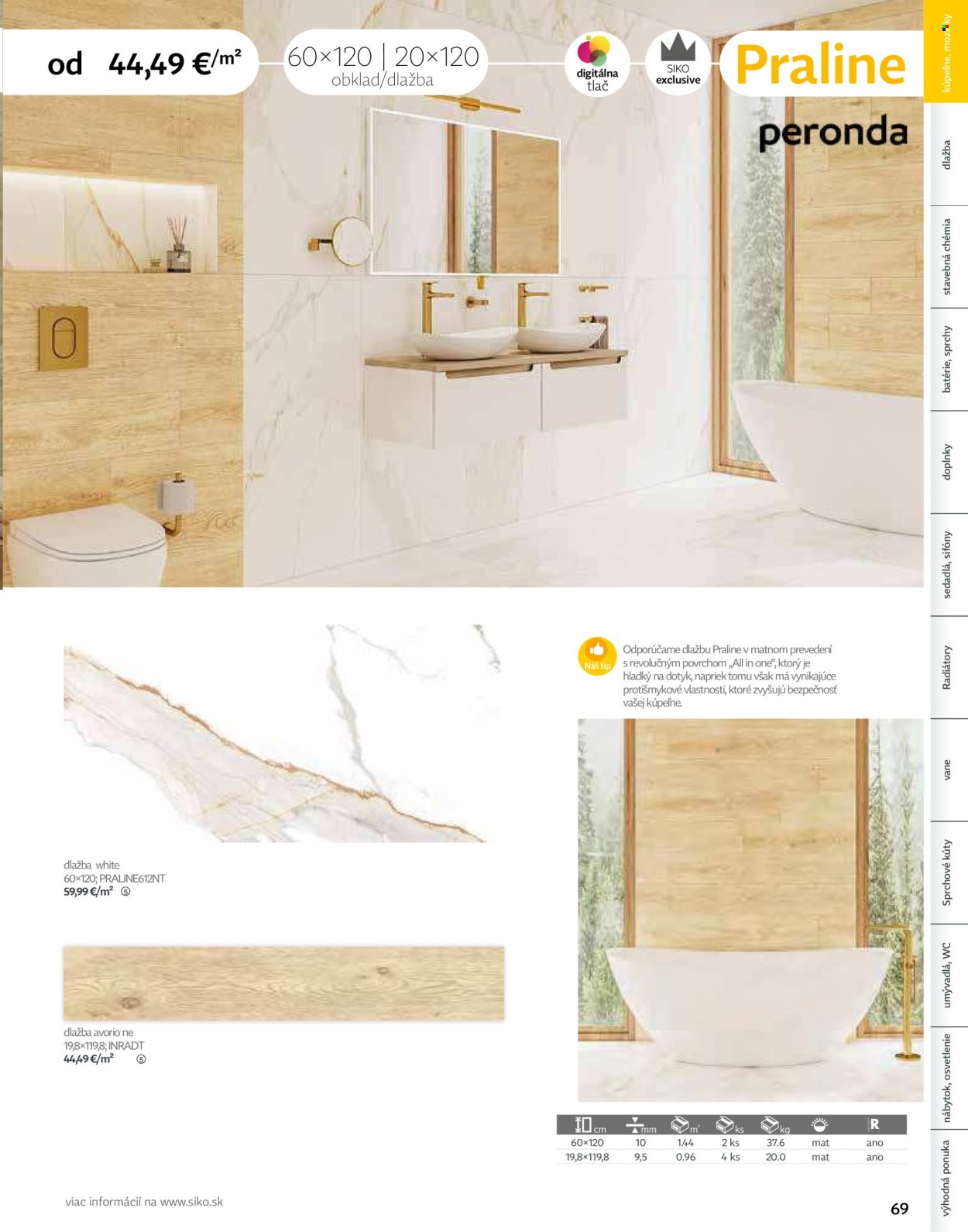 SIKO leták - Kúpeľne 2025/2026 (2025-09-07) | 69