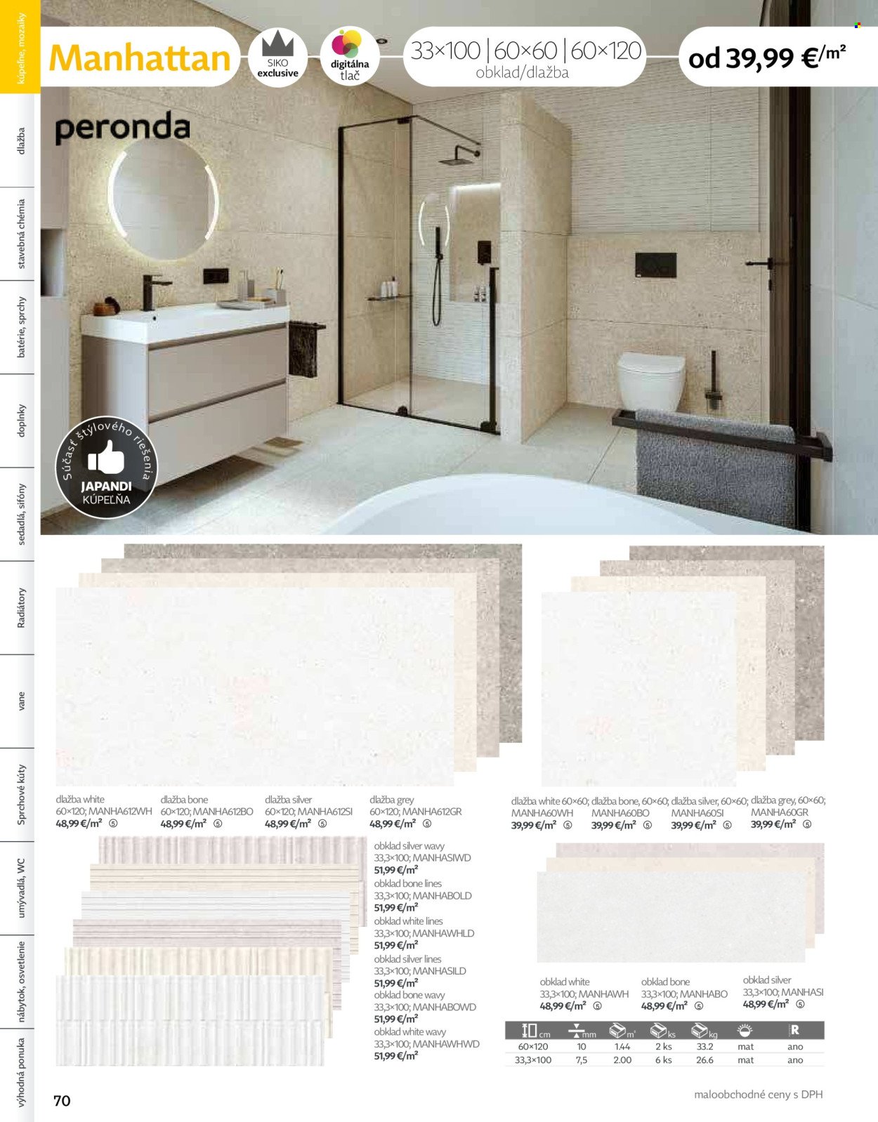SIKO leták - Kúpeľne 2025/2026 (2025-09-07) | 70