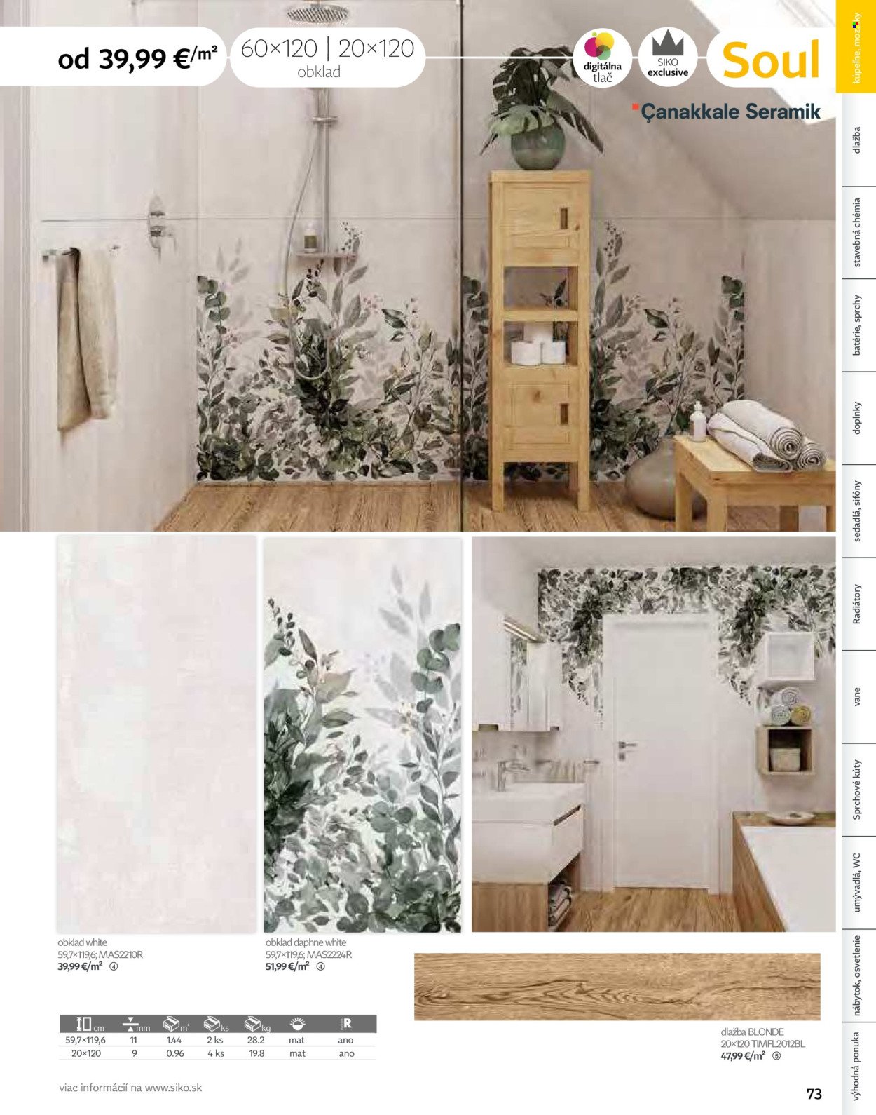 SIKO leták - Kúpeľne 2025/2026 (2025-09-07) | 73