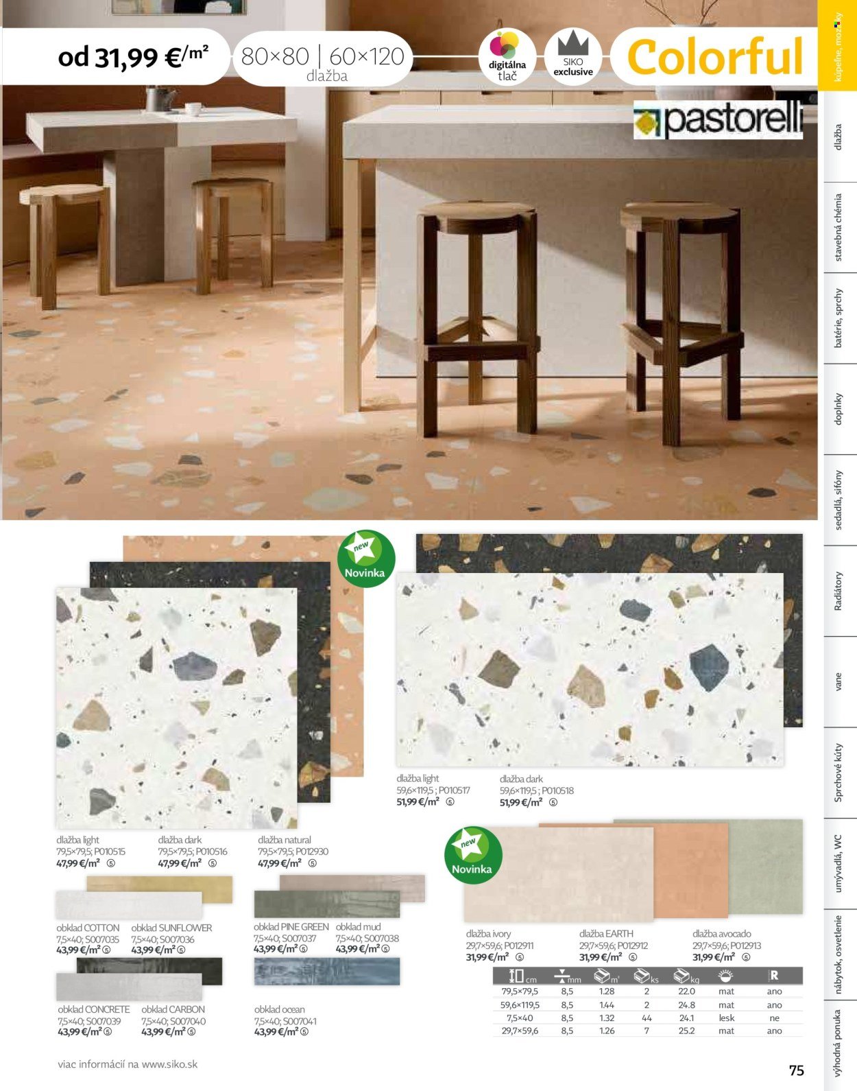 SIKO leták - Kúpeľne 2025/2026 (2025-09-07) | 75