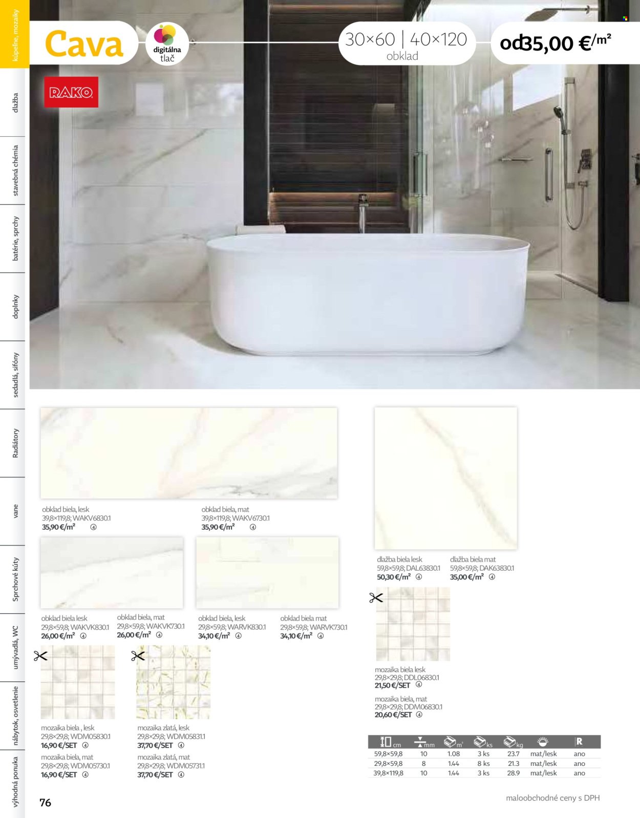 SIKO leták - Kúpeľne 2025/2026 (2025-09-07) | 76